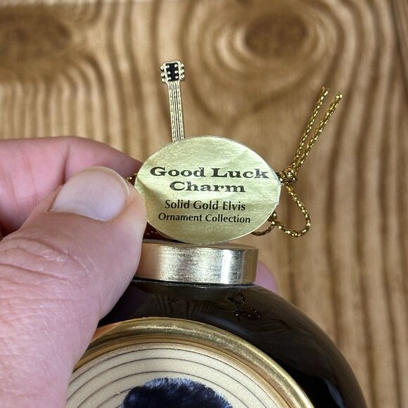 Elvis Presley The Bradford Exchange 1999 Porcelain Ornaments Set Of 4 - Picture 3 of 11